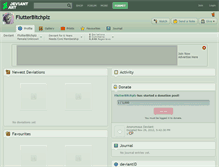 Tablet Screenshot of flutterbitchplz.deviantart.com