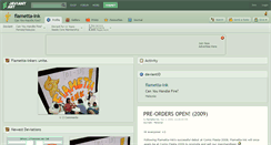 Desktop Screenshot of fiametta-ink.deviantart.com