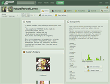 Tablet Screenshot of naturalportraitlove.deviantart.com