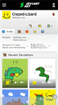 Mobile Screenshot of crazed-lizard.deviantart.com