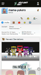 Mobile Screenshot of mama-yukero.deviantart.com