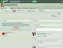 Tablet Screenshot of giveyourheartawish.deviantart.com