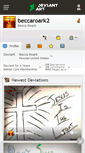 Mobile Screenshot of beccaroark2.deviantart.com