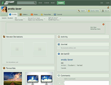 Tablet Screenshot of erotic-lover.deviantart.com