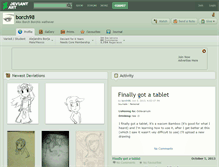 Tablet Screenshot of borch98.deviantart.com