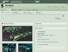 Tablet Screenshot of jeroenbackx.deviantart.com