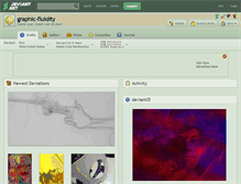 Tablet Screenshot of graphic-fluidity.deviantart.com