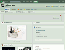 Tablet Screenshot of insatiable-taste.deviantart.com