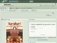 Tablet Screenshot of blinkworks.deviantart.com