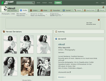 Tablet Screenshot of niknull.deviantart.com