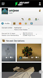 Mobile Screenshot of omjeee.deviantart.com
