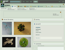 Tablet Screenshot of omjeee.deviantart.com