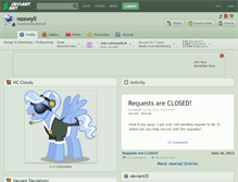 Tablet Screenshot of noxwyll.deviantart.com