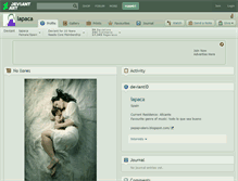 Tablet Screenshot of lapaca.deviantart.com