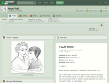 Tablet Screenshot of anya-yuki.deviantart.com