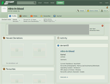 Tablet Screenshot of nitro-in-blood.deviantart.com