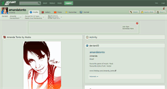 Desktop Screenshot of amandatonto.deviantart.com