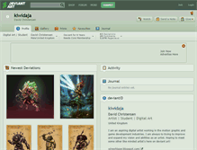 Tablet Screenshot of kiwidaja.deviantart.com