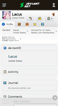 Mobile Screenshot of lacus.deviantart.com