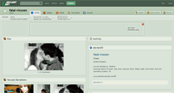 Desktop Screenshot of fatal-vixxxen.deviantart.com