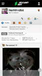 Mobile Screenshot of herhh-idiot.deviantart.com