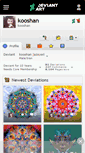 Mobile Screenshot of kooshan.deviantart.com