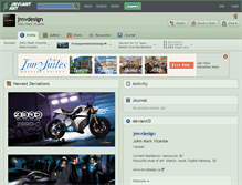 Tablet Screenshot of jmvdesign.deviantart.com