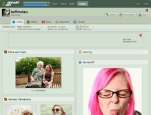 Tablet Screenshot of beffmetalx.deviantart.com