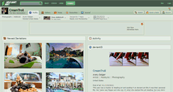 Desktop Screenshot of creamtroll.deviantart.com
