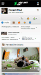 Mobile Screenshot of creamtroll.deviantart.com