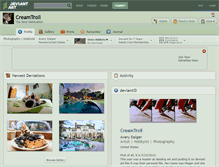 Tablet Screenshot of creamtroll.deviantart.com