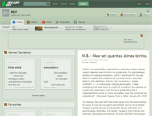 Tablet Screenshot of nly.deviantart.com