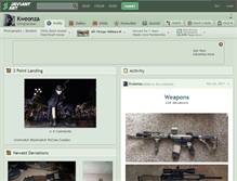Tablet Screenshot of kweonza.deviantart.com