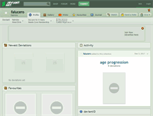 Tablet Screenshot of falucero.deviantart.com