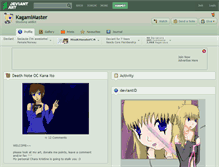 Tablet Screenshot of kagamimaster.deviantart.com