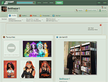 Tablet Screenshot of belthazor1.deviantart.com