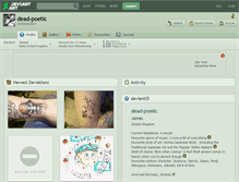 Tablet Screenshot of dead-poetic.deviantart.com