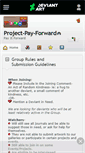Mobile Screenshot of project-pay-forward.deviantart.com
