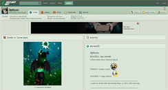 Desktop Screenshot of 0pticon.deviantart.com