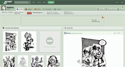 Desktop Screenshot of malario.deviantart.com