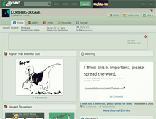 Tablet Screenshot of lord-big-doggie.deviantart.com