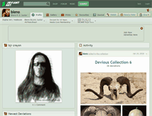 Tablet Screenshot of bleno.deviantart.com