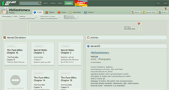 Desktop Screenshot of hieisesshomaru.deviantart.com