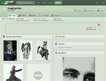 Tablet Screenshot of imaginartion.deviantart.com