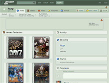 Tablet Screenshot of hxxp.deviantart.com