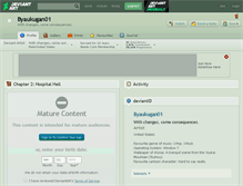 Tablet Screenshot of byaukugan01.deviantart.com