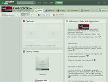 Tablet Screenshot of fame-seekers.deviantart.com