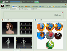 Tablet Screenshot of faricho.deviantart.com