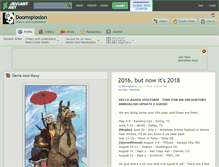 Tablet Screenshot of doomsplosion.deviantart.com