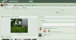 Desktop Screenshot of cinzy.deviantart.com